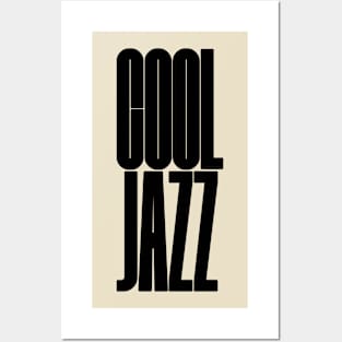 bold Cool Jazz logo Posters and Art